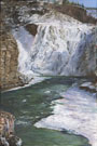 Ithaca Falls in winter